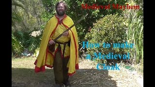 How to make a Medieval Cloak [upl. by Lindly]