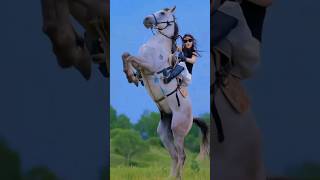 Girl horse riding horseriding horsevideo shorts horse [upl. by Pepita]