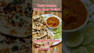 How to make Naan without tandoor No Yeast No Tandoor No oven Naan Recipe sortsfoodcookingtrend [upl. by Junko]