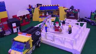 Lego Fun Fair Build up and Tagada Offride [upl. by Annaitat]