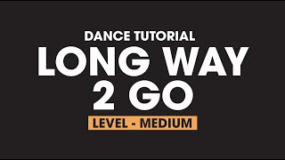 Dance Tutorial to Long Way 2 Go by Cassie Choreo by trendkidsofcl Learn all the moves with me [upl. by Bullough]