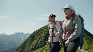 Wanderung in Österreich und Deutschland mit den OBERSTDORF · KLEINWALSERTAL BERGBAHNEN [upl. by Zeta]