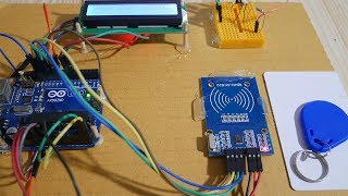 RFIDRC522 on Arduino with LCD i2c display  Arduino Tutorial [upl. by Atikin654]