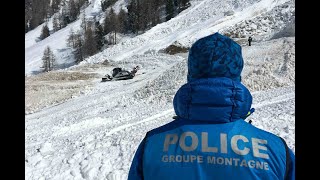 People buried in avalanche at popular Swiss ski resort [upl. by Oirramed870]