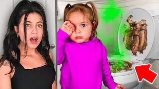 POTTY TRAINING OUR 1 YEAR OLD GONE WRONG [upl. by Akeemat]