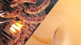 Beer Cheese Beer Brats  Fast Recipe [upl. by Hakvir]