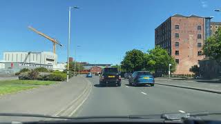 Driving in the West of Scotland  Greenock to Paisley  June 2022 [upl. by Felty]