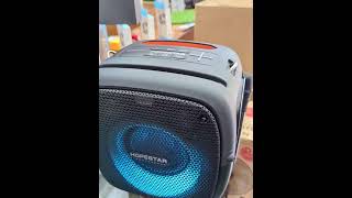 🤩Hopestar Party One Speakers 🔥 80W Power with dual mic and Stand luxuryemall hopestar ☎️0767377509 [upl. by Ertemed608]