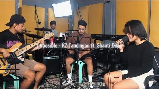 Imposible  KZ Tandingan ft Shanti Dope Cover by MidSummer ft John Zyre Live at TinyRoom Studio [upl. by Relyat]