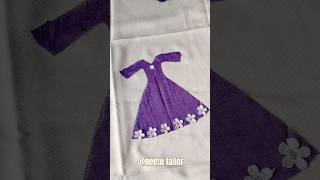 Beautifu gown cutting trick 🔥🔥 cutting shortsvideo viralvideo fashion ytshots [upl. by Durno]