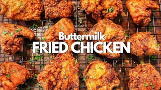 Best Buttermilk Fried Chicken Recipe  Fried Chicken Recipes [upl. by Bender676]