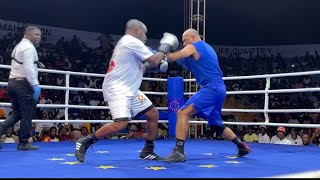 Azumah Nelson vs Irchad Razaaly  Boxing Fight 🥊 Return of Zum Zum🔥😀 Diplo Rumble [upl. by Halika]