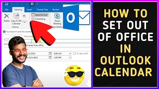 How To Set Out Of Office in Outlook Calendar [upl. by Audette121]