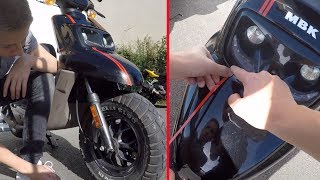 VOICI COMMENT AMÉLIORER LESTHÉTIQUE DE SON SCOOTER  MAXISCOOT [upl. by Miche]