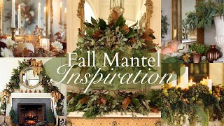 🍁 FALL MANTEL DECOR Ideas  Elegant Autumn Decor Inspiration Mini Series Day 1 [upl. by Alis864]