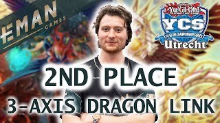 YuGiOh  2nd Place  YCS Utrecht  3axis Dragon Link  Matteo Bertulezzi [upl. by Elohc603]