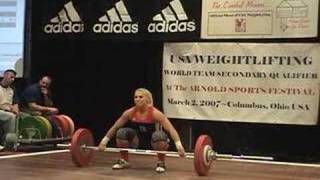 Womens weightlifting at the 2007 Arnold [upl. by Jacobine]