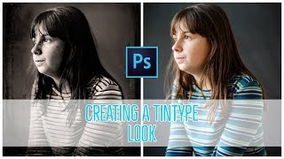 How to create Tintype look in Photoshop [upl. by Adroj]