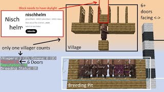 RLCraft 293 Villager Breeder Using Infographic By nischhelm [upl. by Velick]