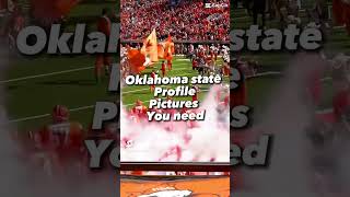 Oklahoma State profile pictures you need gopokes americanfootball football oklahomastatefootball [upl. by Delorenzo]