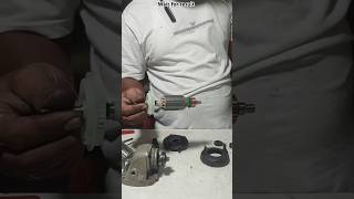 Angle grinder armature replaced  polish grinder ytshorts shortvideo shorts [upl. by Garwood]