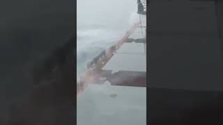 Stormy Seas Dramatic Shorts Footage from the Spirit of Discovery Cruise Ship [upl. by Atalee164]