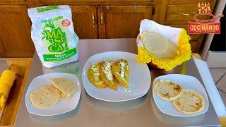 DIFERENTES USOS PARA MASA DE MAIZ Tortillas Sopes Gorditas Quesadillas  Cocinando Con Amor [upl. by Pinchas]