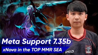 xNova ABADDON SUPPORT 5 Pos 735b  Dota 2 2024 Pro Gameplay [upl. by Hamlen]