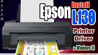 How to Download amp Install Epson L130 Printer Driver in Windows 11 PC or Laptop [upl. by Nuajed]