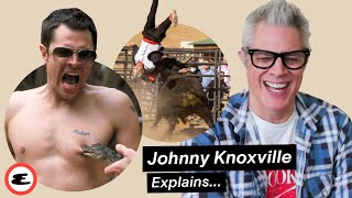 Johnny Knoxville On Quitting Jackass and Cut Stunts From Jackass Forever  Explain This  Esquire [upl. by Lavine]