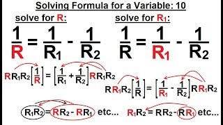 Algebra  Ch 3 Formula Inequalities Absolute Value 10 of 38 Solving Formula for a Variable 1 [upl. by Prunella]