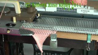 Short Row Spiral Triangle Strips and Circular fabric [upl. by Chris667]