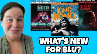 Whats New For Blu  King Kong 4K Steelbook Lisa Frankenstein and Night Swim [upl. by Netsuj]