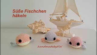 Fischchen häkeln 🐳 [upl. by Lered]