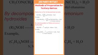 By decomposition of Tetraammonium hydroxides Reduction of N Ndisubstituted amidesTertiary Amines [upl. by Durst]