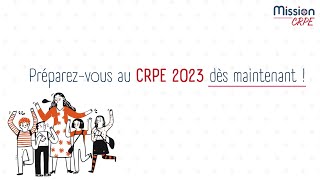 Préparezvous au CRPE 2023 dès maintenant [upl. by Aikrehs]