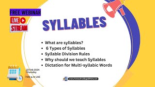 SyllablesFree Webinar for Parents and Educators [upl. by Albur]