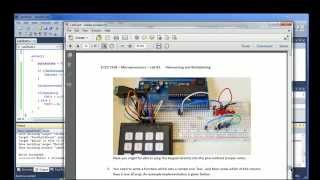 ECED3204 Lab 3  Button Debouncing and Multiplexing [upl. by Enttirb]