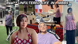 Real🫡  UNFILTERED  life In MBBS During FEST 🦋 Days in life of medical studentmbbs collegelife [upl. by Zorana]