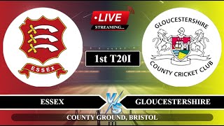 🔴Live ESS vs GLCS 1st T20I Live Match  T20 Blast Live Score  Essex vs Gloucestershire Live Match [upl. by Sucy]