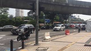 Deputy Prime Minister Malaysia motorcade in Kuala lumpur [upl. by Naehgem]