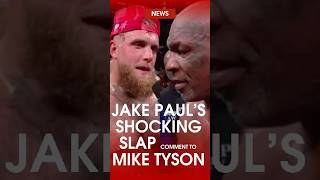 Jake Paul’s SHOCKING Reaction to Mike Tyson’s SLAP PostFight 😱🔥shorts [upl. by Damour]