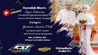 Live Ngunduh Mantu Agus Dan Mila  Kasatrian Music KST  Mahardheka Audio Pro [upl. by Lapotin]