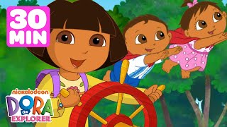 Doras New Adventures amp Rescues 💥 45 Minute Full Episode Marathon  Dora amp Friends [upl. by Eillen215]