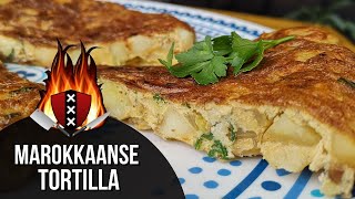 Tortilla op Marokkaanse wijze 16  Tortilla Marocaine  التورتيلا [upl. by Lledyl122]