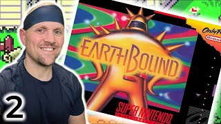 EarthBound  Blind Retro Playthrough SNES  Part 2 [upl. by Aisatal]