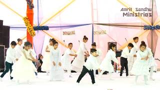 CHILD DANCE PERFORMANCE DURING CHRISTMAS CELEBRATION IN THE AUR CHURCH 25122018 [upl. by Bissell]