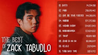 Zack Tabudlo Updated Spotify Playlist 2023  Collection of millionview songs on spotify [upl. by Newlin]