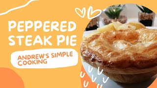 Peppered Steak Pie Recipe [upl. by Jareen]