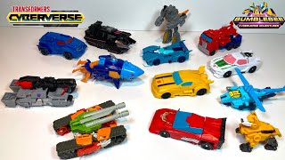 Every Transformers 1 Step figure we own Featuring Bumblebee Hot Rod SkyByte and more [upl. by Tiana519]